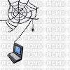 computer spiderweb - Gratis animerad GIF