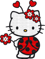 Hello kitty coccinelle ladybug rouge red - PNG gratuit