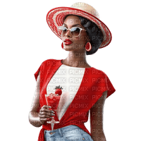springtimes summer african afro woman - δωρεάν png