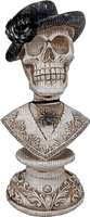 bust skull by nataliplus - PNG gratuit