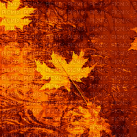 minou-animated-autumn-water-and leafs-bg - Besplatni animirani GIF