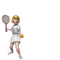 tennis player bp - Gratis animeret GIF