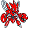 Scizor Pokémon pixel - Gratis geanimeerde GIF