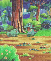 bulbasaur & totodile - Darmowy animowany GIF