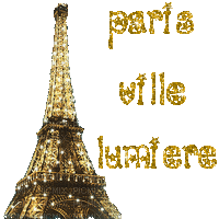 Paris ville lumière - Zdarma animovaný GIF