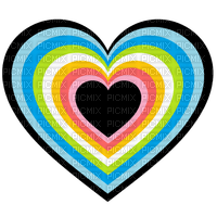 Queer Pride heart - ilmainen png