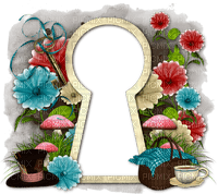 Alice in Wonderland Keyhole - png ฟรี