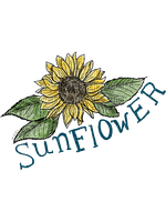 loly33 texte sunflower - zadarmo png