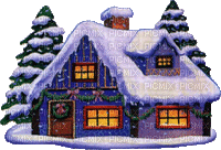 Christmas House - Free animated GIF