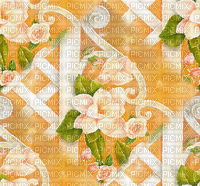 Background. Yello. White. Flowers. Gif. Leila - Zdarma animovaný GIF