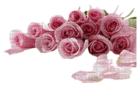 Róże różowe bukiet - kostenlos png