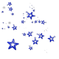 Stars Blue - PNG gratuit