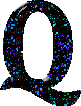 Kaz_Creations Animated  Alphabets Disco Colours  Letter Q - Бесплатный анимированный гифка