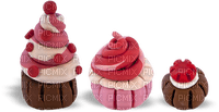 Kaz_Creations Rose Pink Deco Scrap Cakes Cup Cakes - png grátis