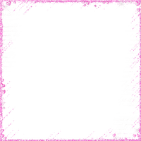 Pink Glitter and Hearts Frame - zadarmo png