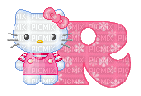Hello Kitty Alphabet #18 (Eklablog) - Free animated GIF