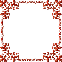 Cadre Irena glitter gif deco image rouge - Бесплатный анимированный гифка