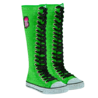 Boots Green - By StormGalaxy05 - nemokama png