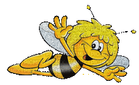 pszczoła - GIF animado gratis