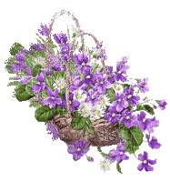 cesta flores gif dubravka4 - 免费动画 GIF