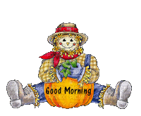 Autumn Fall Scarecrow - Gratis animerad GIF