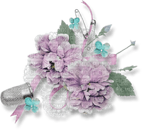 blomma--flowers- purple--lila - PNG gratuit