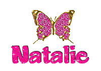 Kaz_Creations Names Natalie Animated - Gratis animerad GIF