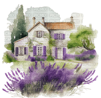 violet, lavender, landscape, summer - zdarma png