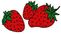 strawberries - Gratis animerad GIF