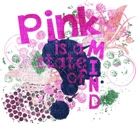Pink - wordart - kostenlos png