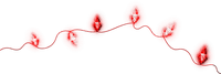 Christmas.Lights.Red - Free PNG