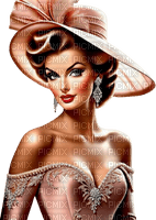 Женщина в шляпе - фрее пнг