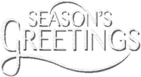 soave text season's greetings holiday winter - Free PNG