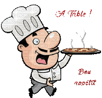 chantalmi  bon appétit - GIF animado gratis