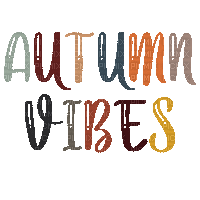 Autumn Vibes Text Gif - Bogusia - Free animated GIF