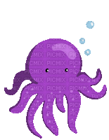 Sea Life Octopus - GIF animé gratuit