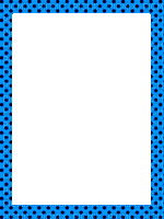 Emo blue dots frame by Klaudia1998