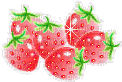 multiple strawberries - Бесплатный анимированный гифка