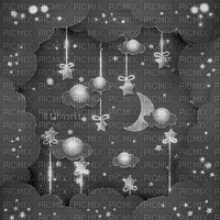 Y.A.M._Night, moon, stars background - Бесплатный анимированный гифка