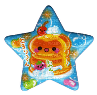 pancakes star sticker - png grátis