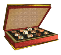 choklad ask-chocolate box-scatola di cioccolatini-boîte de chocolat-minou52 - nemokama png