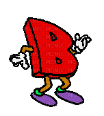 B alphabet - GIF animé gratuit