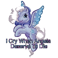 i cry when angels deserve to die - GIF animado grátis