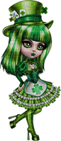 MMarcia png  doll ST Patrick's - 免费PNG