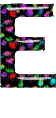 Kaz_Creations Alphabets Colours  Letter E - Free animated GIF