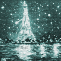Y.A.M._Art Landscape Paris blue - Bezmaksas animēts GIF