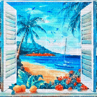 soave background animated summer windows vintage - Ücretsiz animasyonlu GIF