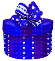 Gift.Box.White.Blue - 免费PNG