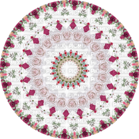♡§m3§♡ kawaii mandala art pink shape - PNG gratuit