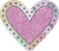 Paper Pattern Heart purple pink - бесплатно png
